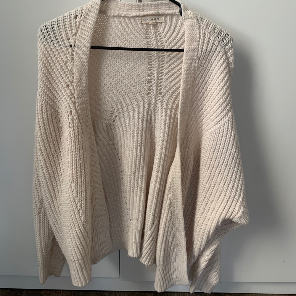 LA Hearts Sweater Cardigan
